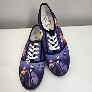 Nightmare Before Christmas Sneakers Women 10 Jack Skellington Sally Goth Y2K Emo